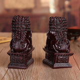 Chinese,Resin,Carving,Fengshui,Guardion,Beast,Statue,Decorations