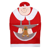 Christmas,Santa,Claus,Chair,Covers,Dinner,Chair,Decorations,Gifts,Party,Holiday