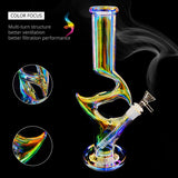 Beaker,Glass,Joint,Pipes,Bubblers,Smoking,Recycler,obacco,Glass,Water,Recycler,ookah