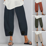 Women,Harem,Pants,Cotton,Summer,Comfy,Elastic,Waist,Hippie,Party,Beach,Trousers