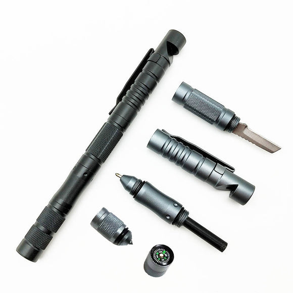 IPRee,Tactical,Steel,Alloy,Compass,Whistle,Stick,Blade,Outdoor,Camping,Portable,Survival