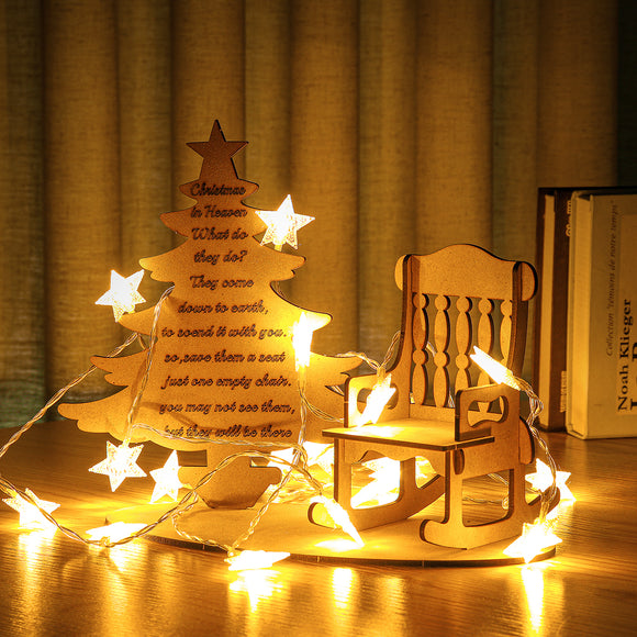 Christmas,Heaven,Wooden,Remembrance,Loved,Decorations,Craft