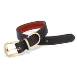 Genuine,Leather,Puppy,Collar,Buckle,Strap,Brown