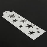 Snowflake,Stencil,Border,Designer,Decorating,Craft,Cookie,Baking