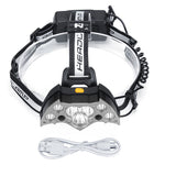 Elfeland,Headlamp,18650,Battery,Fishing,Flashlight,Camping,Hunting,Cycling,Bicycle