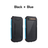 BAKEEY,Ports,Solar,Panel,Power,10000mah,Waterproof,Battery,Charger,Shell,Mobile,Phones