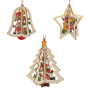 Christmas,Wooden,Pendant,Ornaments,Party,Decorations,Gifts