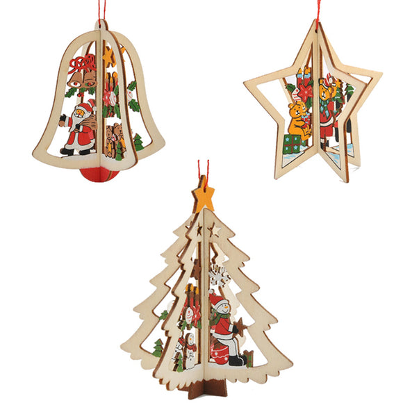 Christmas,Wooden,Pendant,Ornaments,Party,Decorations,Gifts