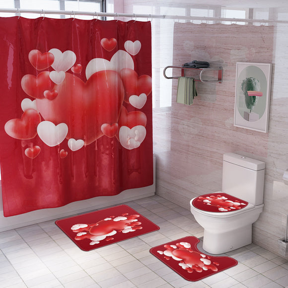 Honana,Bathroom,Waterproof,Shower,Curtain,Toilet,Covers,Pedestal,Bathroom,Decor