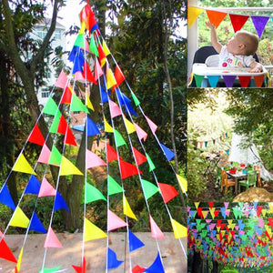 150PCS,Multicolor,Triangle,Pennant,String,Banner,Ourdoor,Decoration,Wedding,Party,Holiday,Amusement