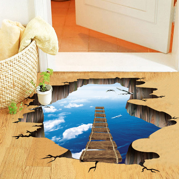 Miico,Creative,Bridge,Broken,Removable,Decorative,Decor,Sticker