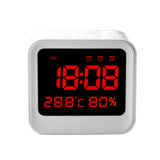 Loskii,Digital,Accuracy,Thermometer,Hygrometer,Alarm,Clock,Screen,Display