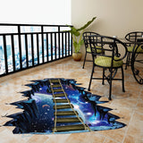 Miico,Creative,Universe,Suspension,Bridge,Removable,Decorative,Decor,Sticker