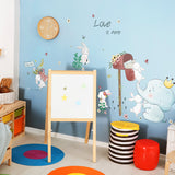 Miico,SK7185,Elephant,Rabbit,Painting,Stickers,Children's,Kindergarten,Decorative,Sticker