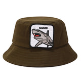 Men's,Women's,Cotton,Fisherman,Animal,Print,Shark,Outdoor,Bucket