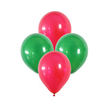 Merry,Christmas,Trees,Latex,Round,Balloons,Santa,Party,Decors