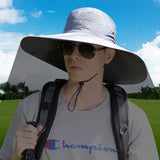 Summer,Protection,Centimeters,Visor,Adjustable,Bucket,Fishing,Mountaineering