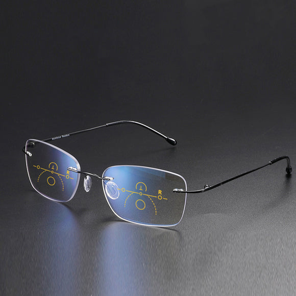Unisex,Frameless,Light,Intelligent,Automatic,Reading,Glasses,Presbyopic,Glasses