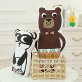 Robot,Panda,Brown,Throw,Pillow,Office,Cotton,Cloth,Cushion,Decor