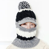Women,Windproof,Thicken,Velvet,Beanie,Earmuffs,Patchwork