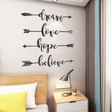 Loskii,FX1292,Quote,Sticker,Office,Inspirational,Stickers,Removable,Interior,Stickers