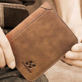 IPRee,Men's,Vintage,Blocking,Trifold,Wallet,Leather,Credit,Holder
