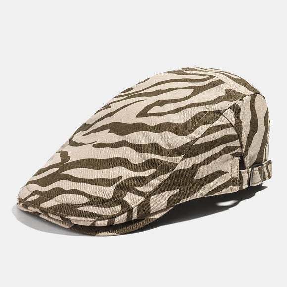 Collrown,Khaki,Beret,Cotton,Diverse,Patterns,Adjustable