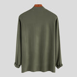 INCERUN,Black,Coffee,Green,Autumn,Winter,Stretch,Solid,Color,Turtleneck,Pullovers,Sweaters
