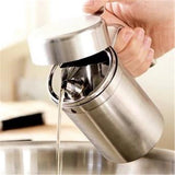 1000ml,Proof,Dispenser,Stainless,Steel,Pourer,Vinegar,Cruet,Kitchen,Flavouring,Bottles