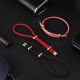 LUCKYME,Genuine,Leather,Bracelet,Steel,Buckle,Strap,Wristband,Women