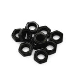 Suleve,MXCH13,140Pcs,Black,Carbon,Steel,Washer,Hexagonal