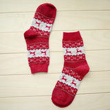 Women,Thickened,Socks,Pattern,Christmas,Stockings