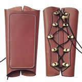 Archery,Guards,Bracer,Necessary,Genuine,Leather,Armguard,Adults,Hunting,Archery,Accessories