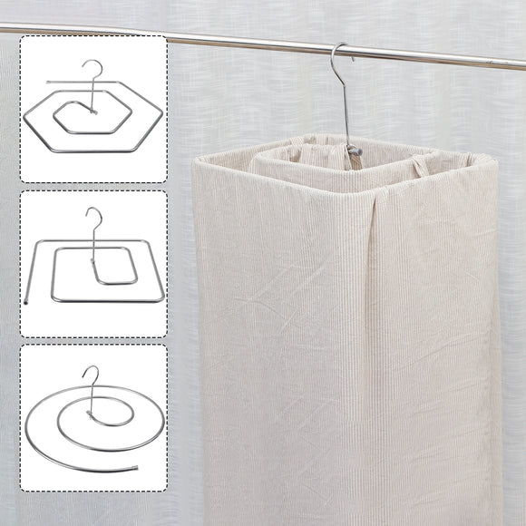 Multiple,Shapes,Laundry,Rotating,Drying,Sheets,Cloth,Hanger,Stainless,Steel