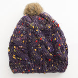 Women,Handmade,Jacquard,Mixed,Color,Rabbit,Knitted,Casual,Beanie