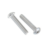Suleve,M3SH6,50Pcs,Stainless,Steel,Socket,Button,Round,Screw,Bolts,Optional,Length