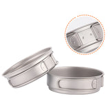 IPRee,350ml,People,Titanium,Frying,Outdoor,Portable,Cookware,Camping,Picnic