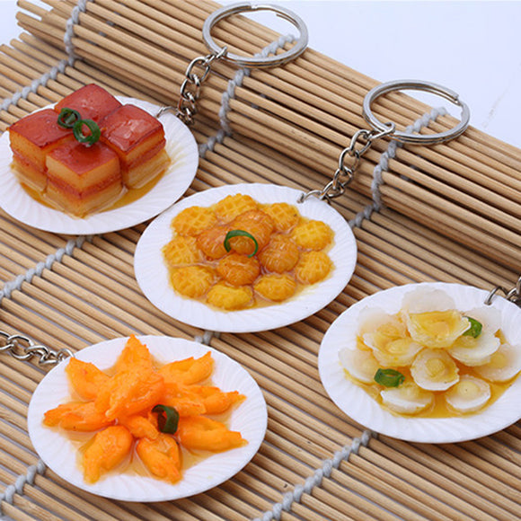 Simulation,Delicious,Chinese,Model,Fridge,Magnet,Chain,Crafts