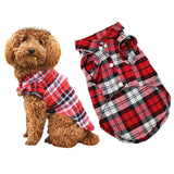 Clothes,Puppy,Spring,Summer,Plaid,Shirt,Outfits,Clothing