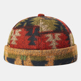Retro,Brimless,Skull,Multicolor,Maple,Pattern,Customized