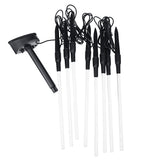 Solar,Light,Bubble,Tubes,Outdoor,Garden,Lights,Plastic,Rechargeable
