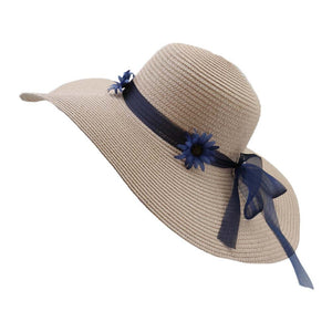 Women,String,Foldable,Flower,Sunscreen,Bucket,Straw,Outdoor,Casual,Travel,Beach,Floppy