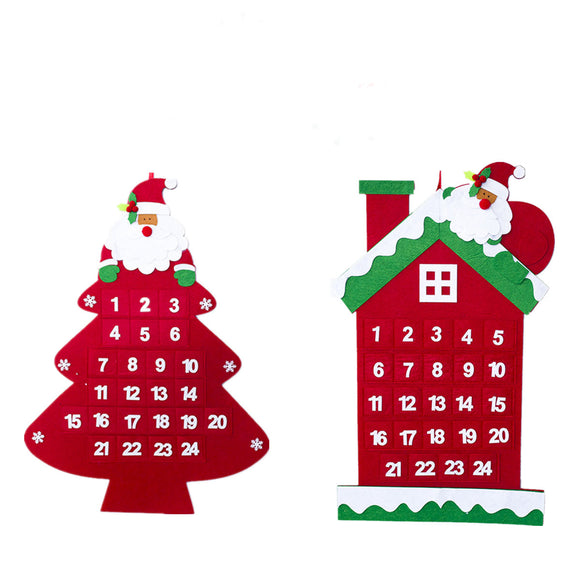 Christmas,Advent,Calendar,Fabric,Holiday,Countdown,Christmas,Display,Decor