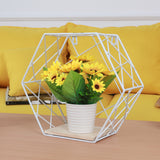 Hexagon,Shelf,Storage,Holder,Shelves,Bracket,Twill,Trellis,Design,Decor