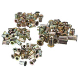 100Pcs,Mixed,Threaded,Carbon,Steel,Rivet,Rivnut,Inserts