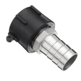 S60x6,Coarse,Thread,Drain,Adapter,Stainless,Steel,Outlet,Connector,Replacement,Valve,Fitting,Parts,Garden