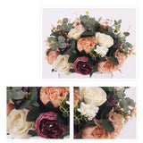 Peony,Artificial,Flower,Station,Stand,Backdrop,Wedding,Decor,Supplies