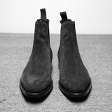 Leather,Ankle,Boots,Chelsea,Boots,Dress,Formal,Casual,Business,Shoes