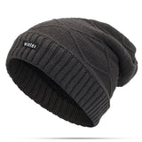 Unisex,Winter,Thickened,Velvet,Liner,Knitted,Outdoor,Casual,Baggy,Beanie