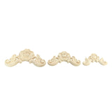 Floral,Carved,Woodcarving,Decal,Corner,Applique,Wooden,Furniture,Decorations